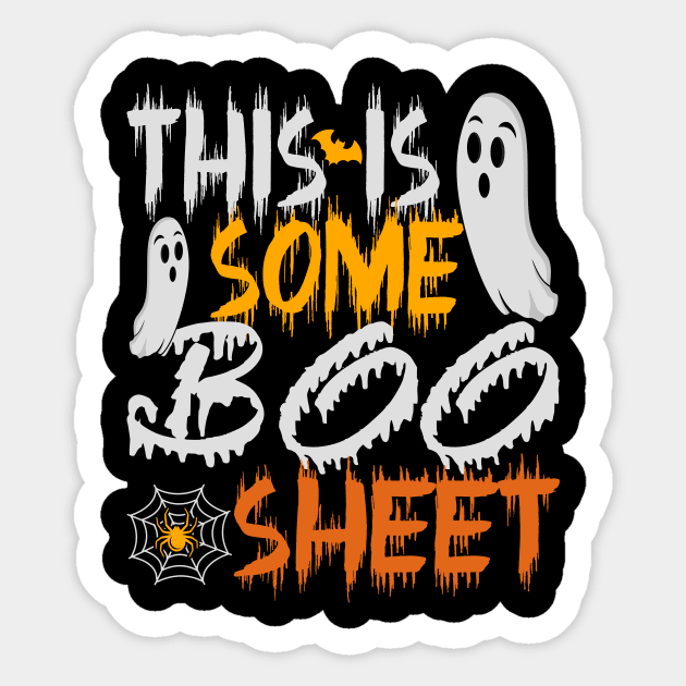 This is Some Boo Sheet funny halloween 2023 Sticker by Winter Magical Forest